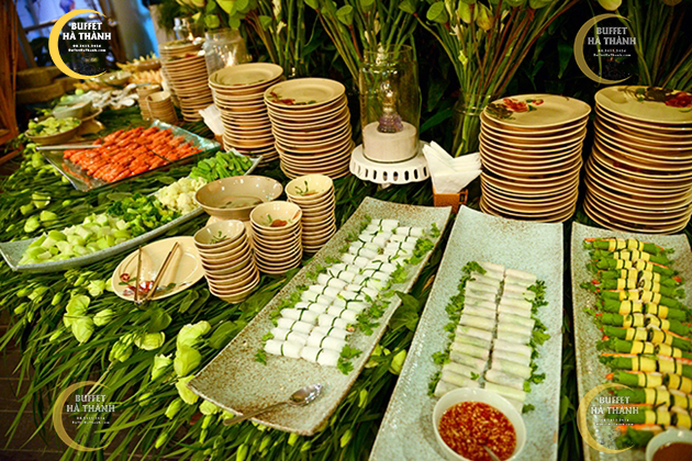 Buffet chay truyền thống ẩm thực của người Á Đông
