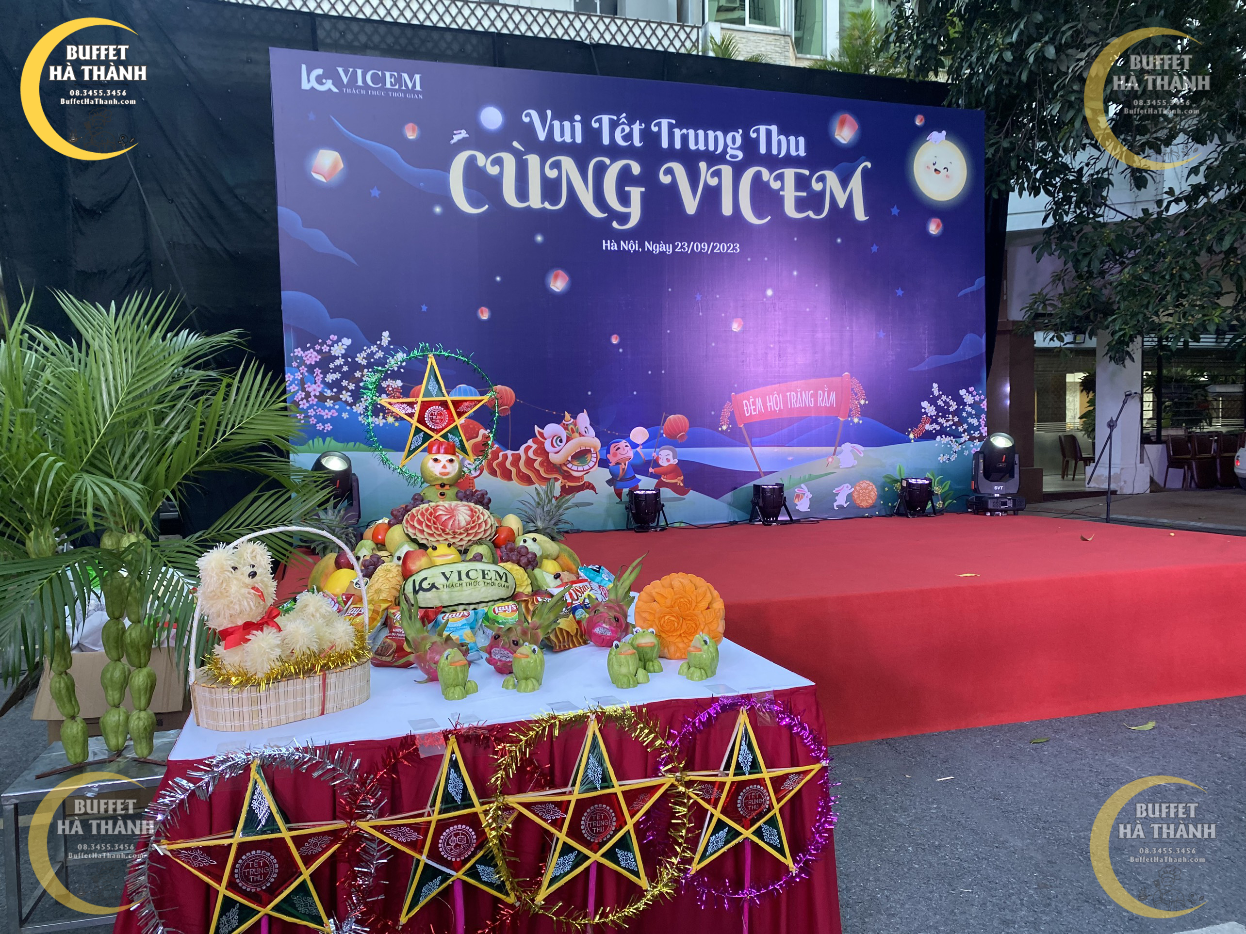 Tiệc Buffet Tết Trung Thu Công ty Xi Măng Việt Nam Vicem 250 Khách