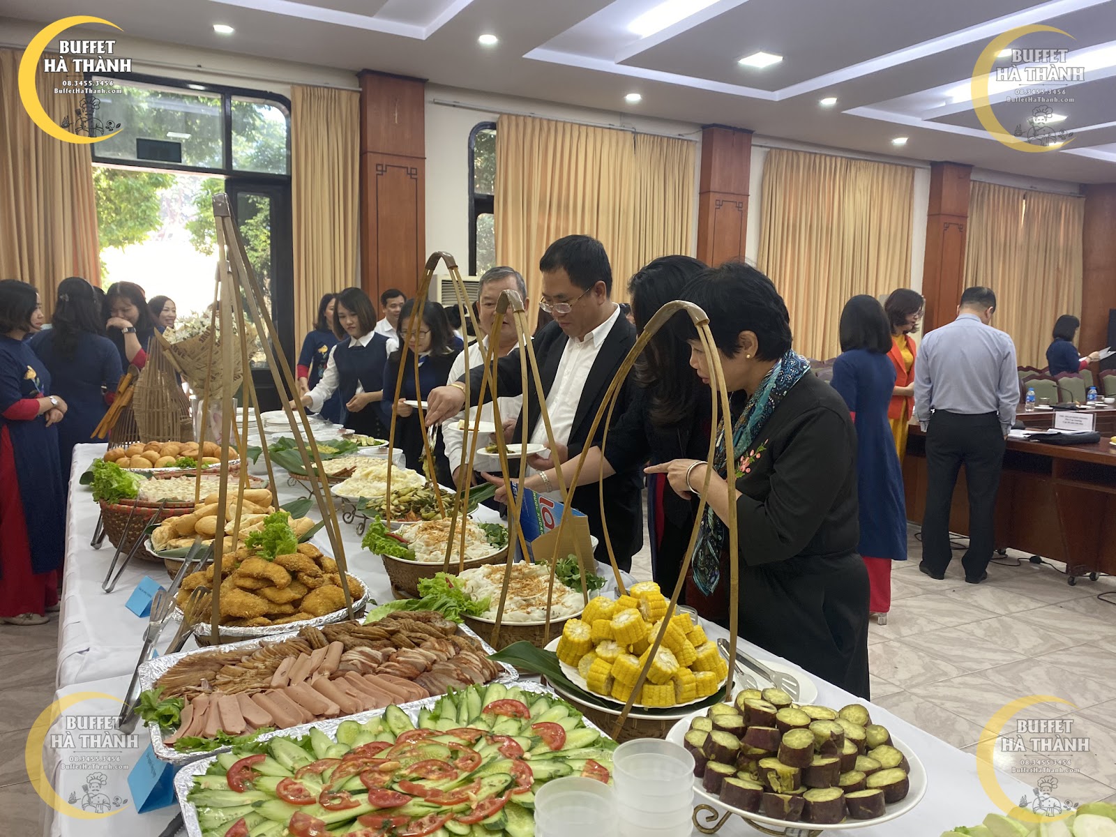 buffet tại nhà ở cầu giấy