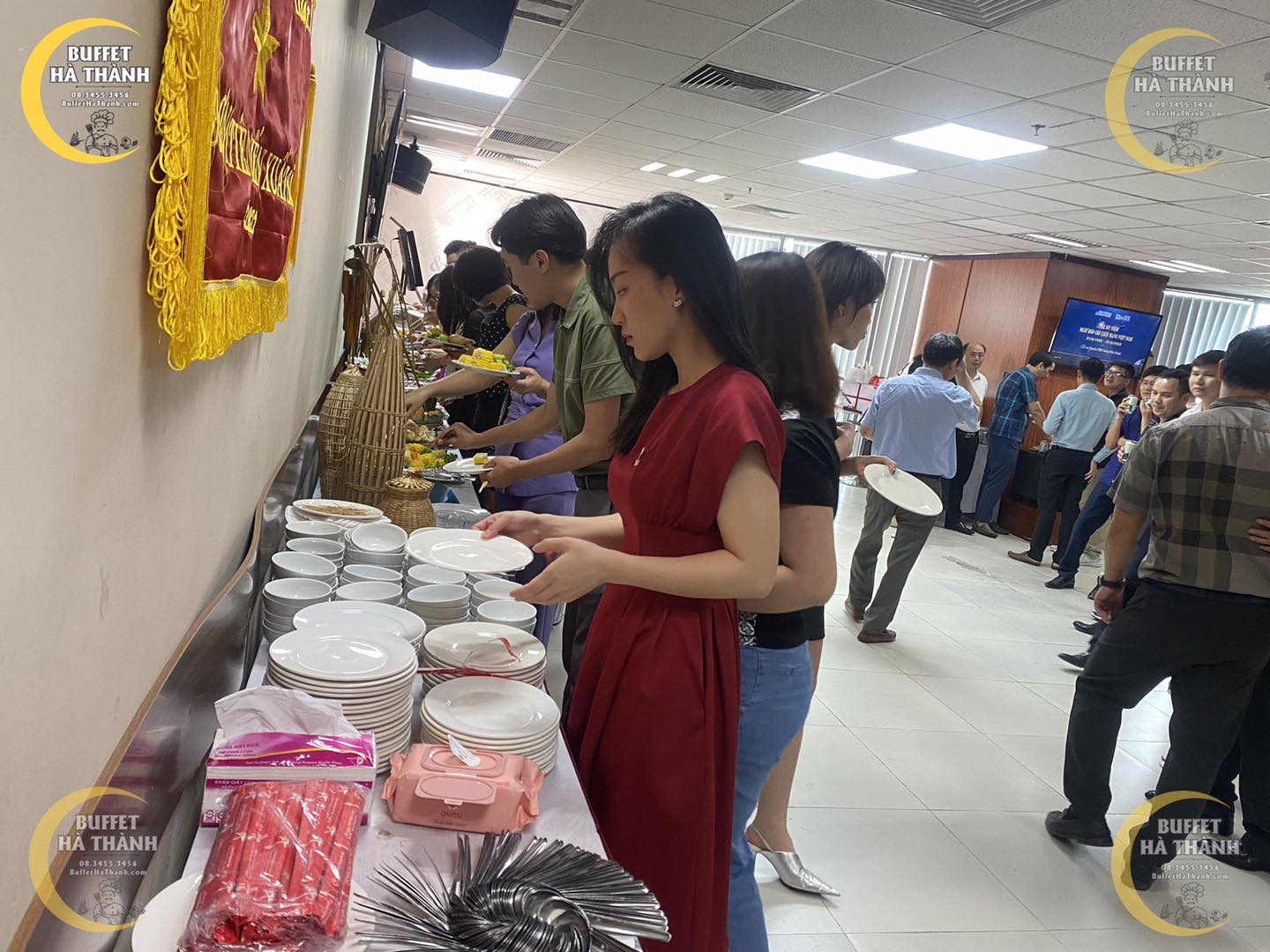 buffet tại chỗ ở Hoàng Mai