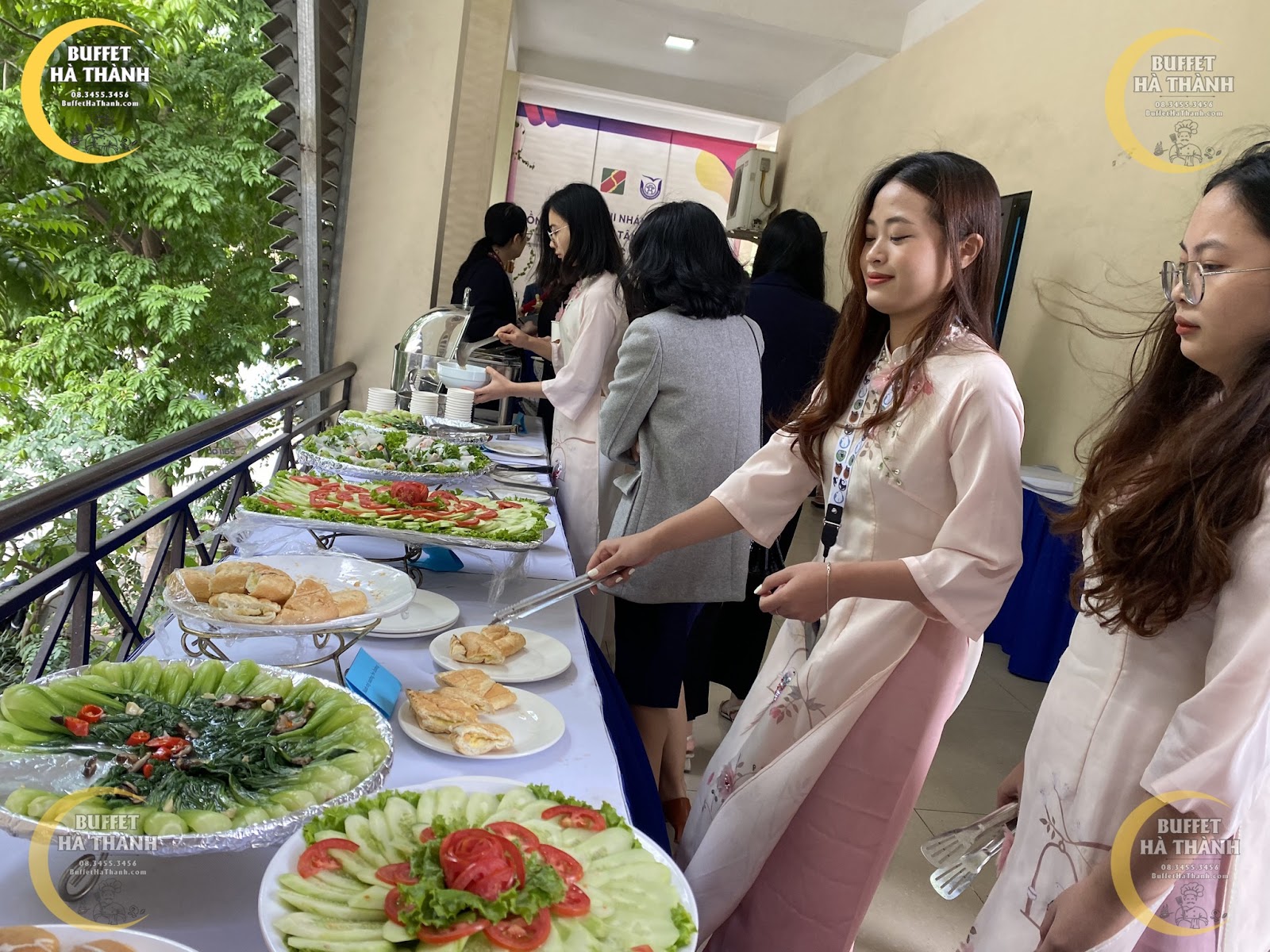 nấu tiệc buffet ở thanh xuân