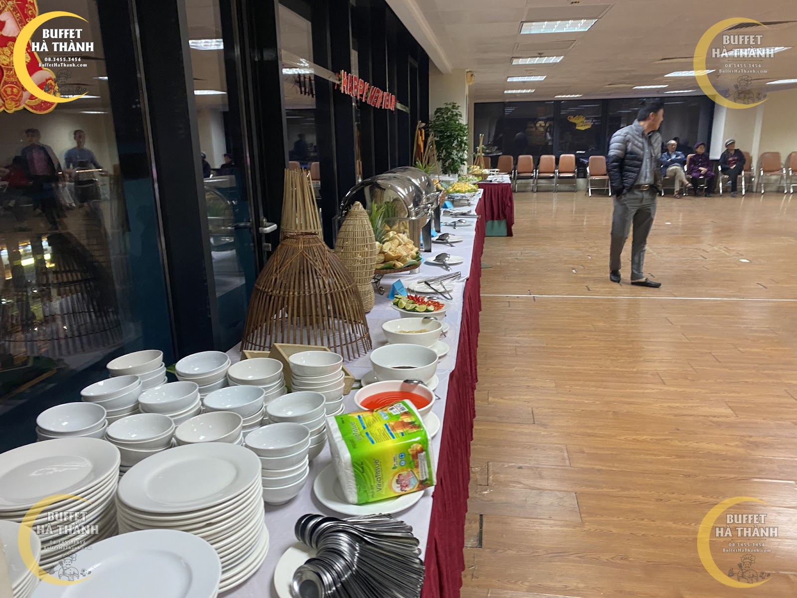 buffet cho văn phòng ở cầu giấy
