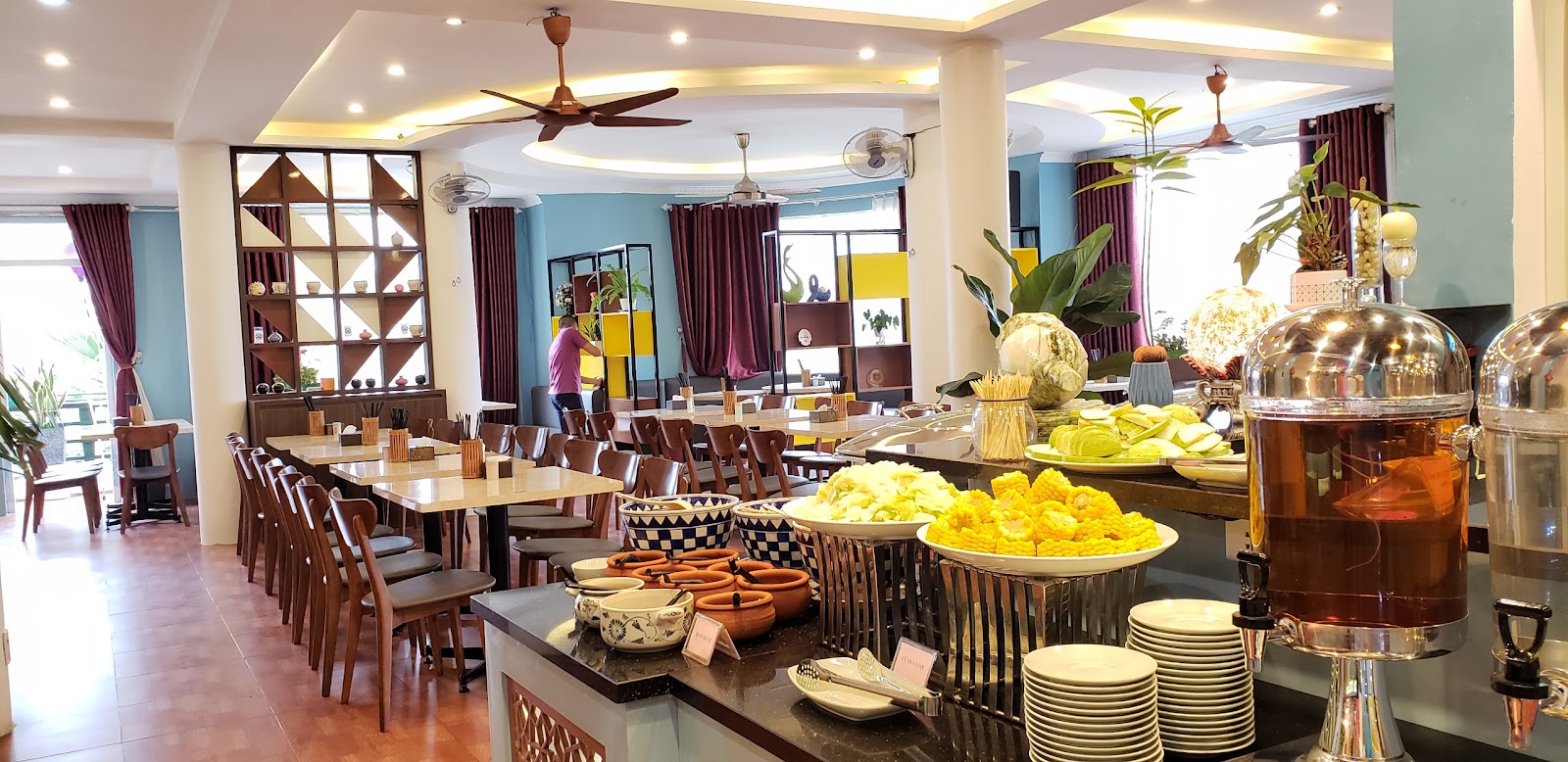 buffet lưu động ở Tây Hồ