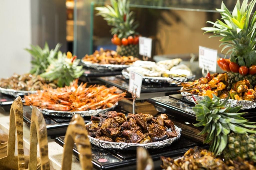 buffet lưu động ở Hoàn Kiếm