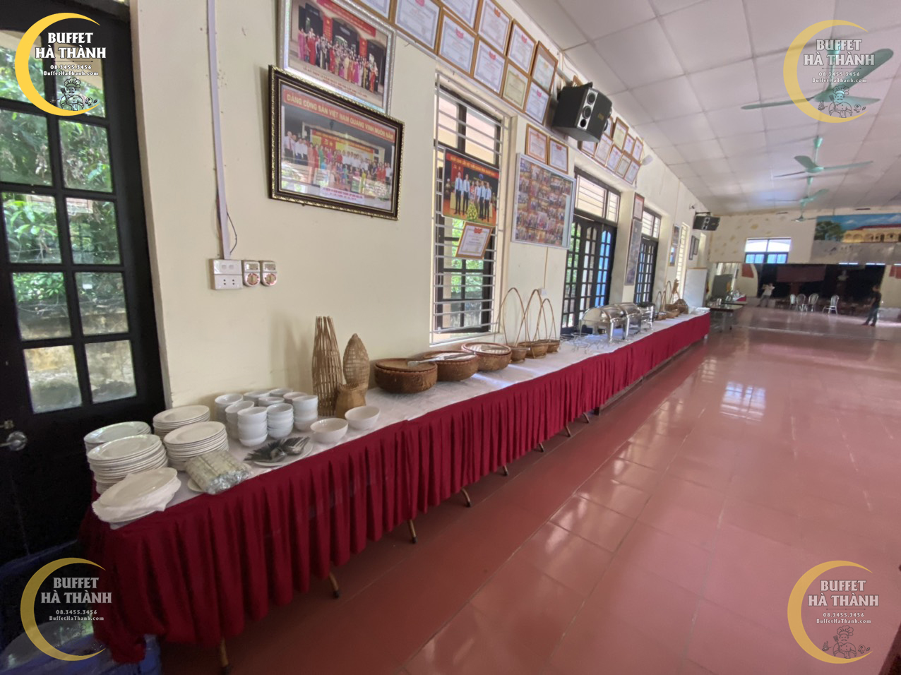 buffet tại nhà ở Ba Vì