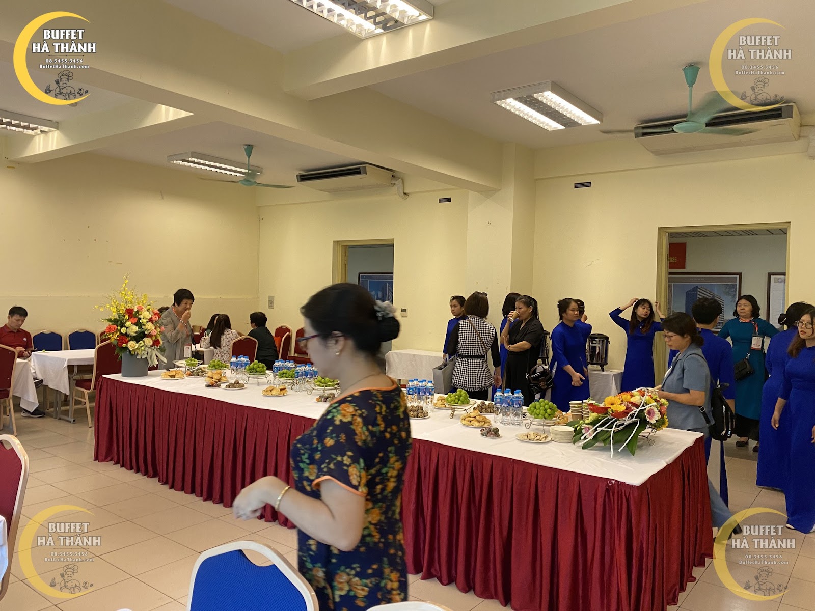 buffet cho học sinh ở Mê Linh