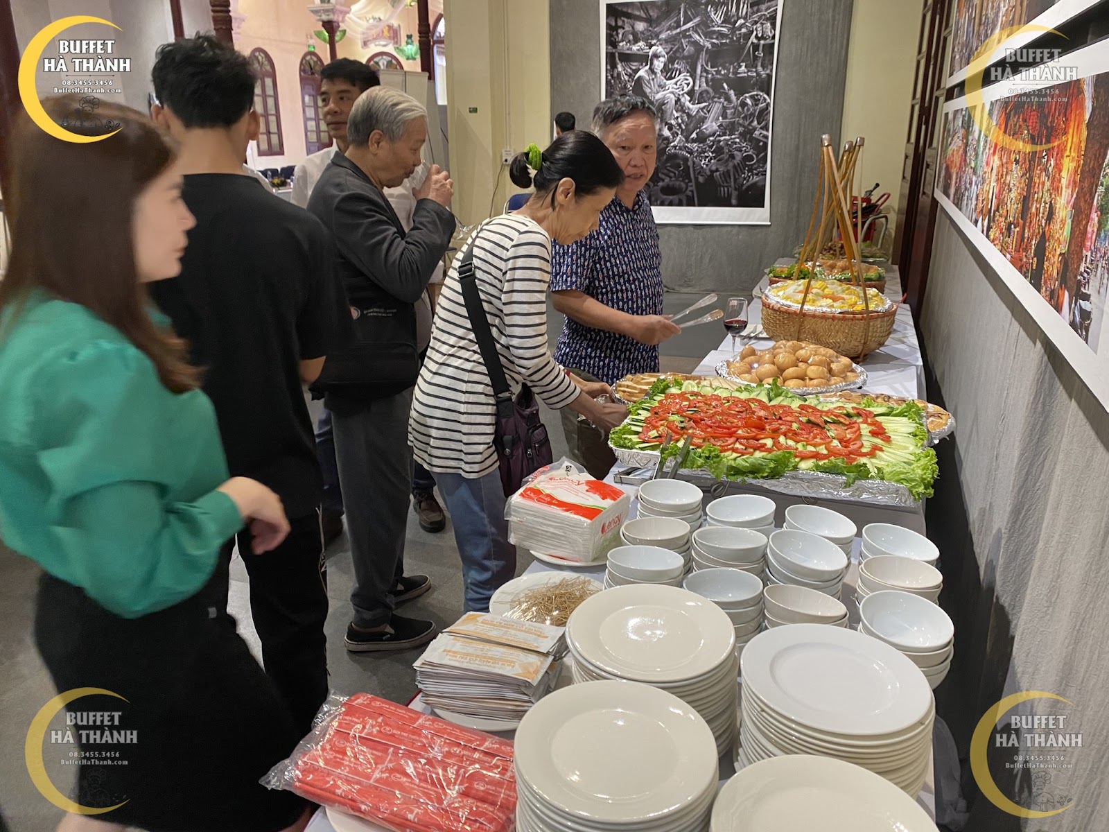 nấu tiệc buffet ở Thanh Oai