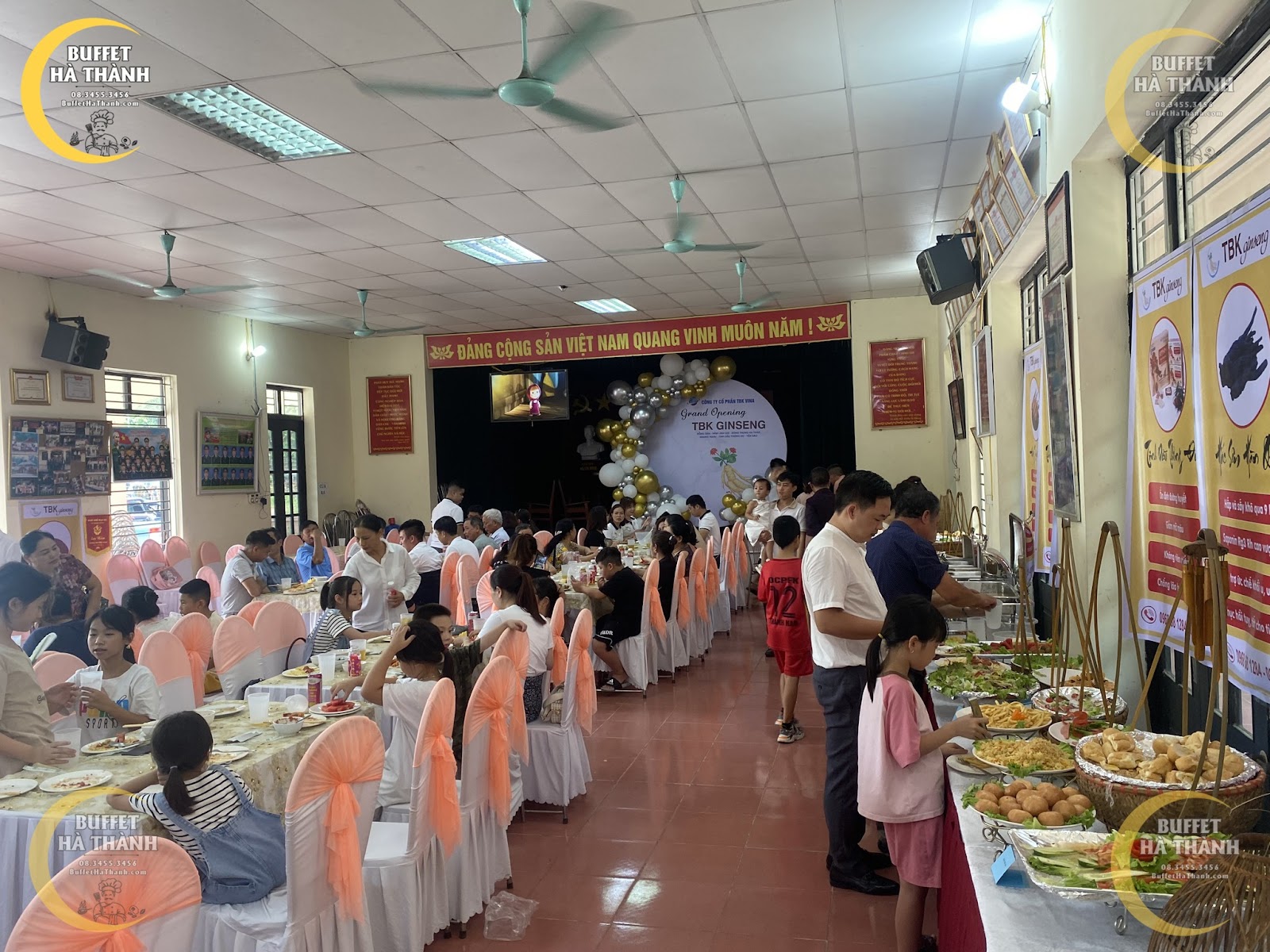 tổ chức buffet cho công ty ở Đan Phượng