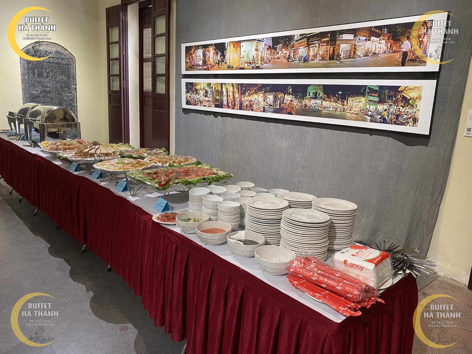 buffet lưu động ở Mỹ Đức