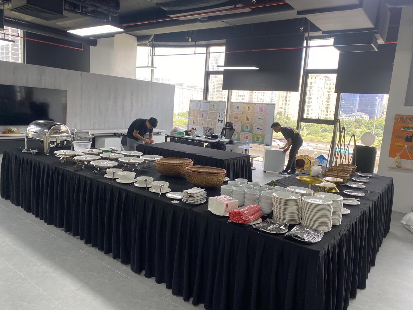 tổ chức buffet cho công ty ở Gia Lâm