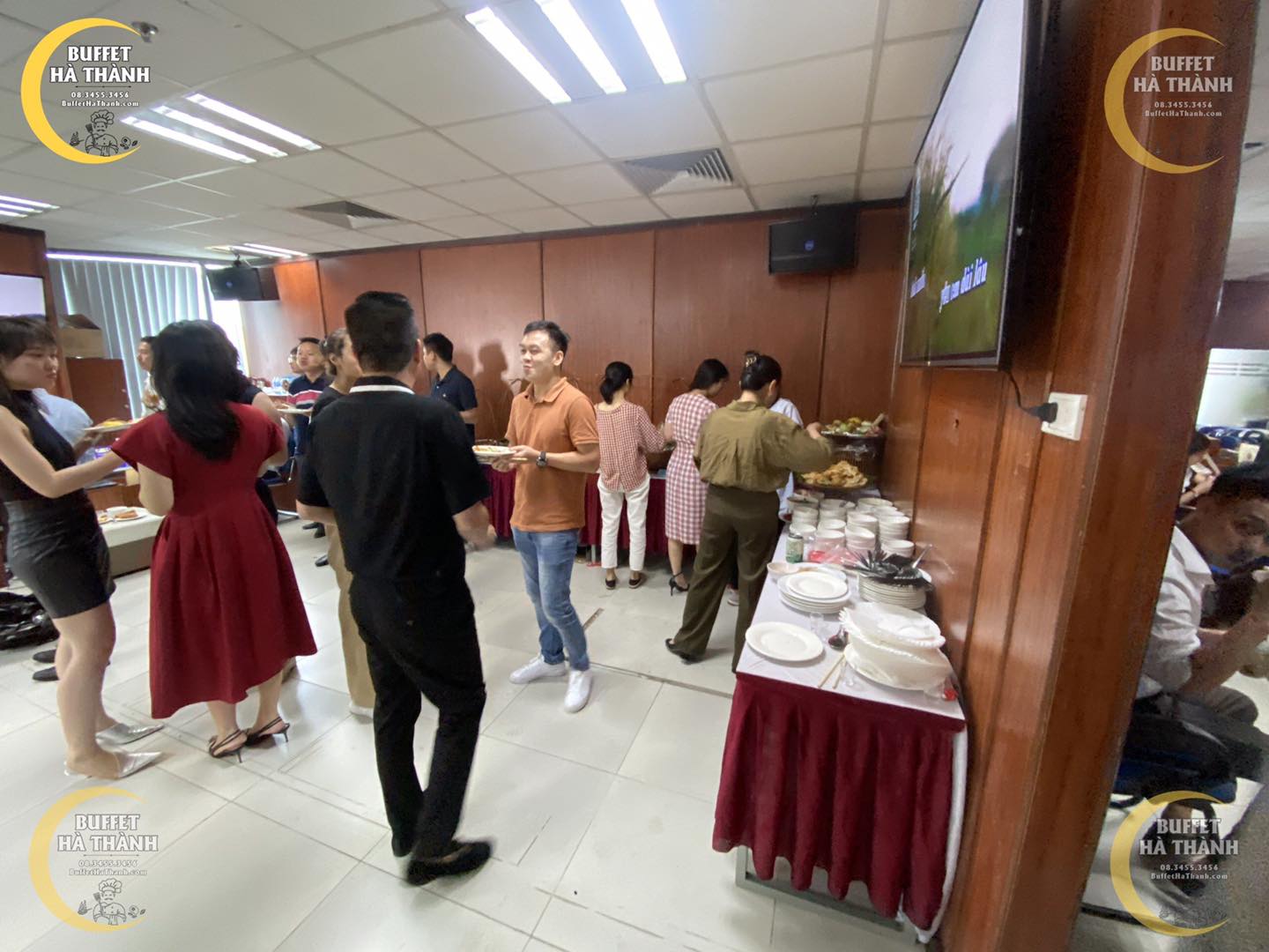 buffet cho học sinh ở Thanh Trì