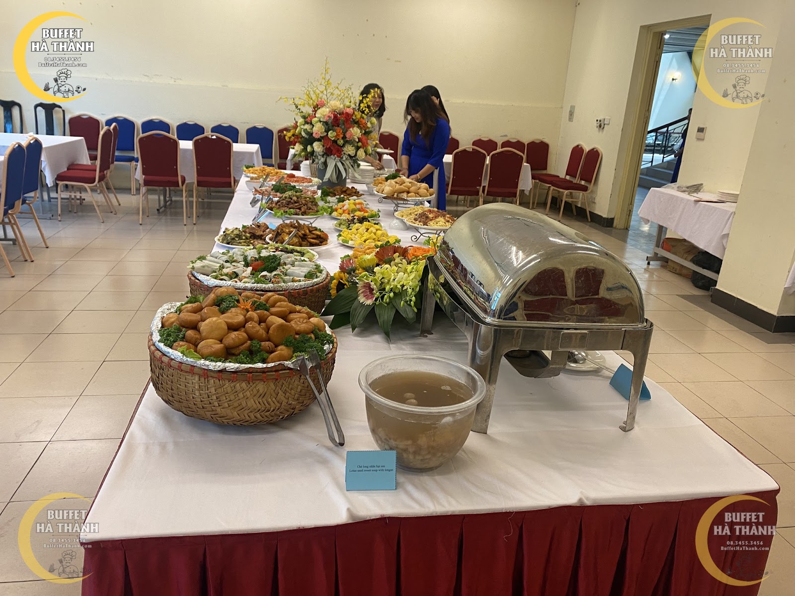 buffet tại nhà ở Hoài Đức