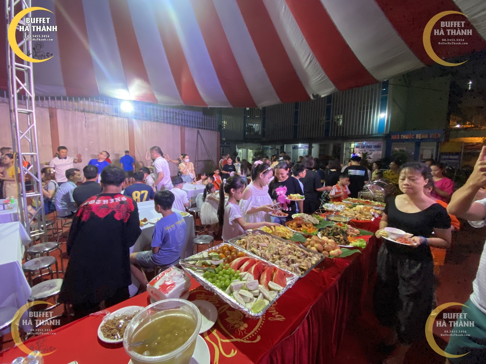 nấu tiệc buffet ở Thanh Trì