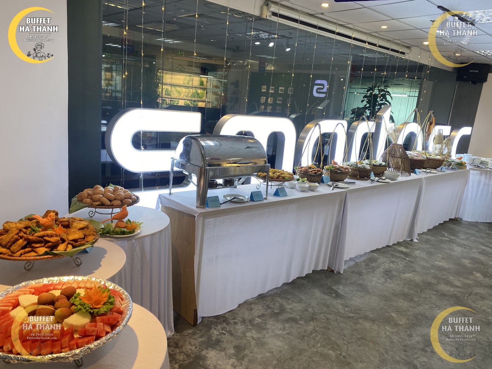 buffet tại nhà ở Mê Linh