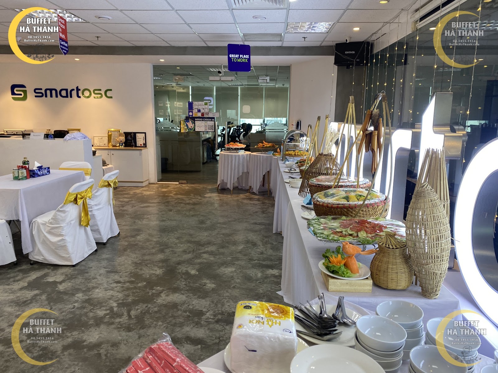 buffet cho sinh viên ở Mê Linh