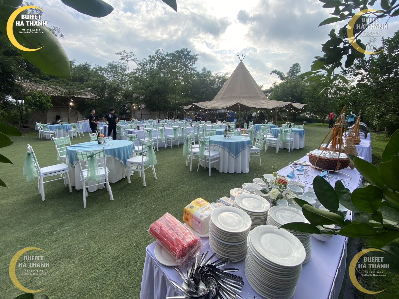 dịch vụ buffet ở Mê Linh