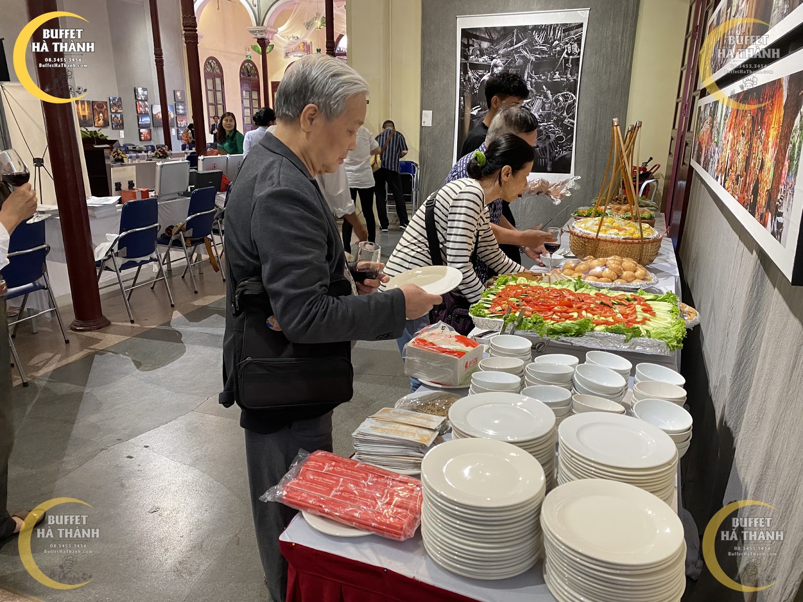 nấu tiệc buffet ở Mỹ Đức