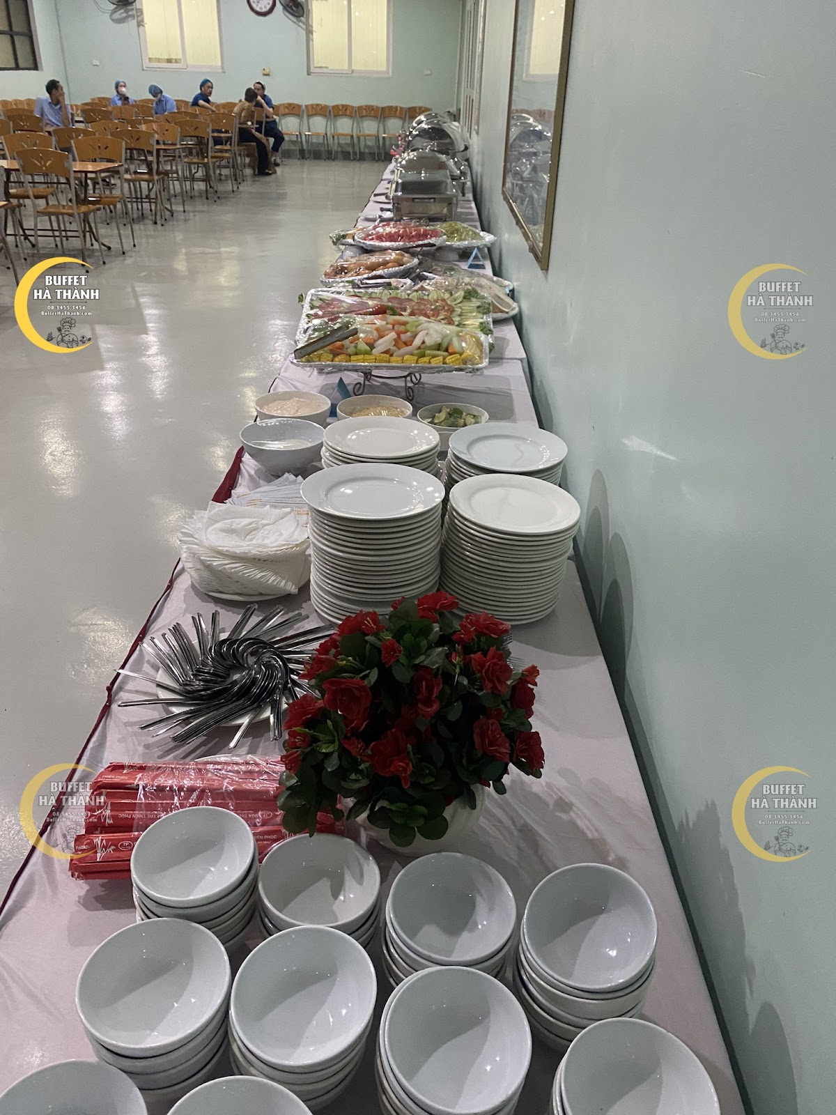 nấu tiệc buffet ở Đan Phượng